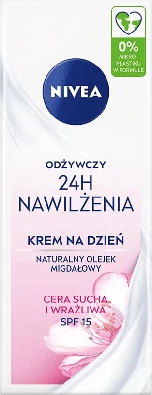 Krem dite hidratues për femra Nivea 24H Nourishing Moisturizing SPF15, 50ml