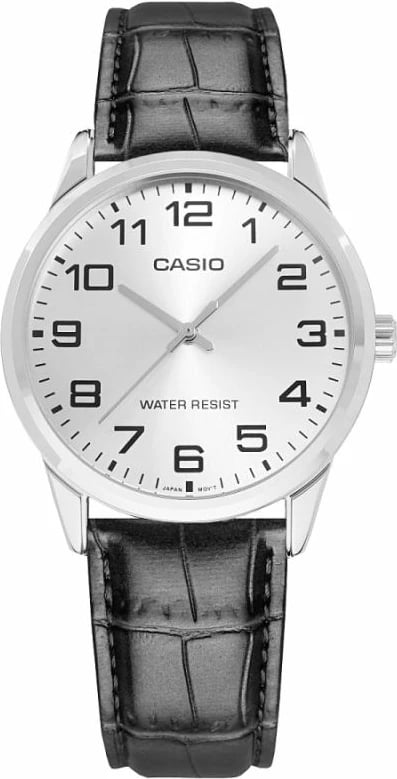 Orë dore për meshkuj Casio, e zezë