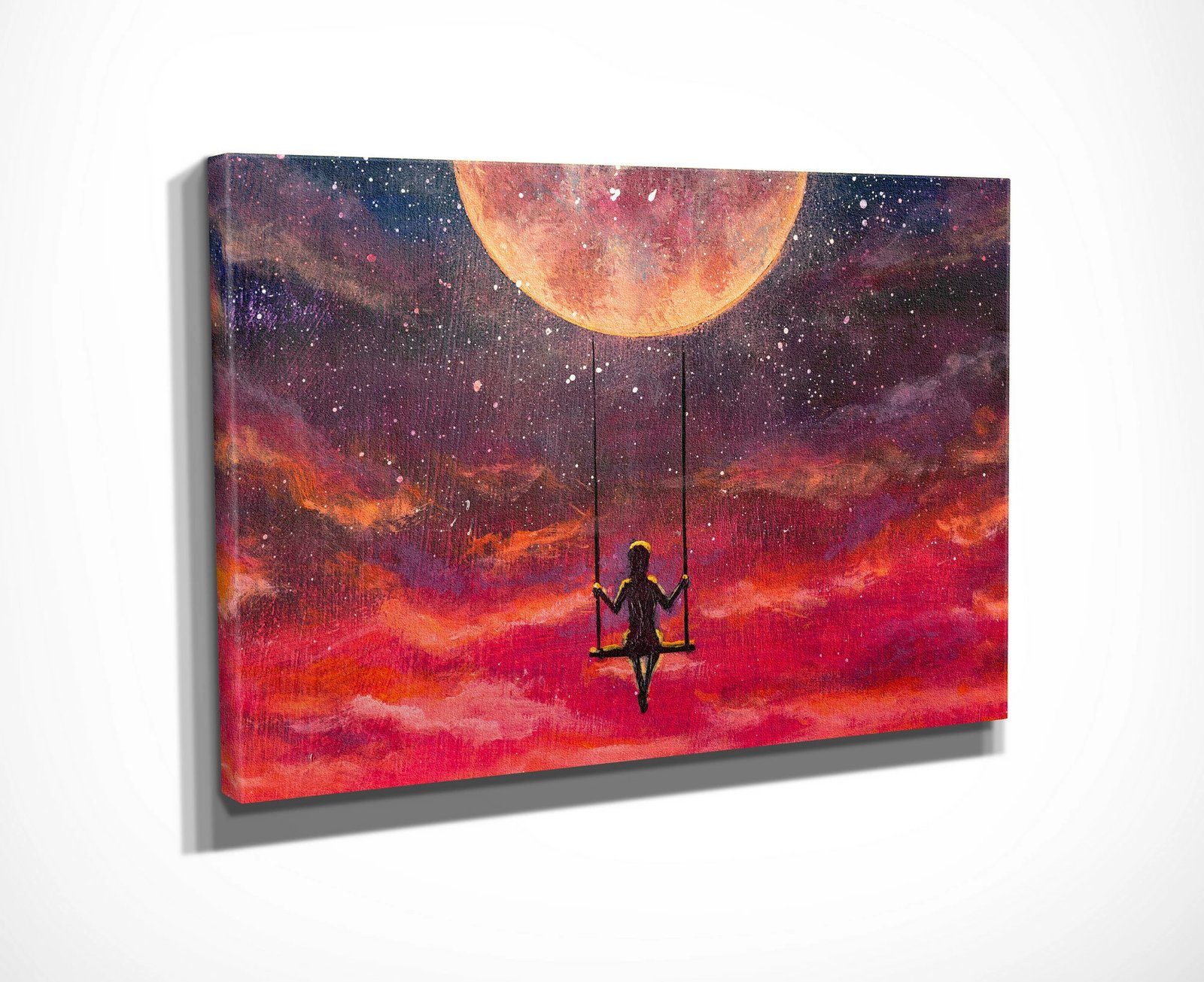 Pikturë dekorative në kanavacë Wallity, DC427, shumëngjyrëshe, 30x40cm