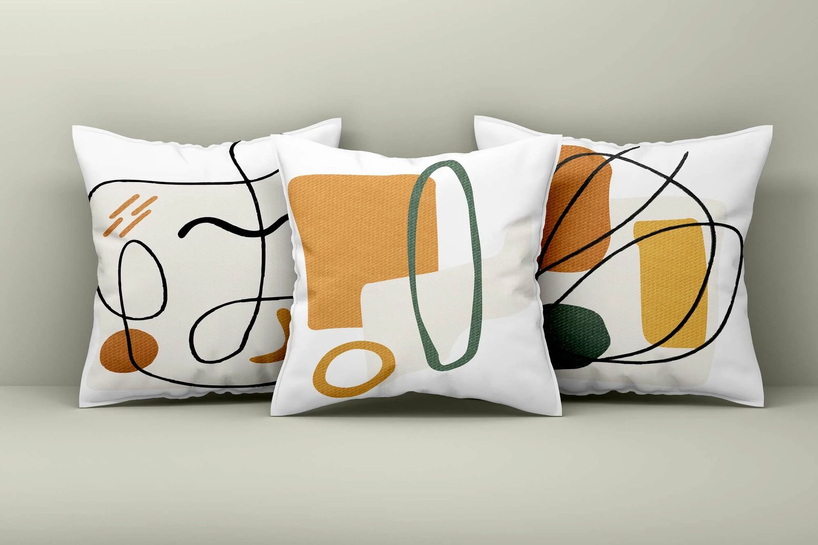 Set mbulesash për jastëkë (3 copë), dizajn Aberto, Asr_plw25 - 15