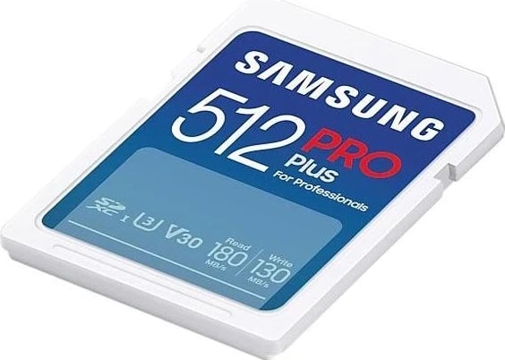 Kartë kujtese Samsung PRO Plus SDXC, 512GB, me lexues v2023