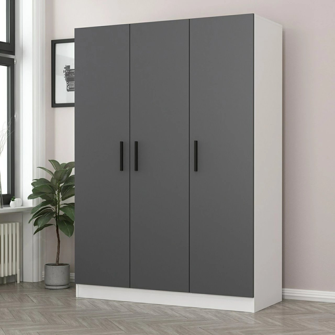 Dollap Skye Decor, ngjyrë antracit, 2270