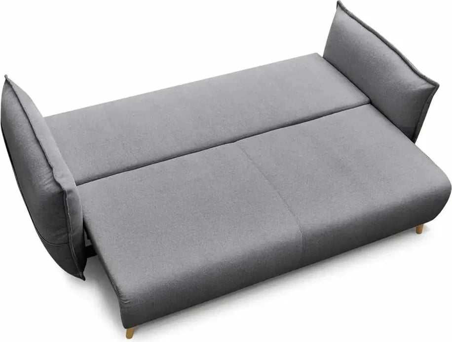 Divan-krevat treshe, Atelier del Sofa, Puffy, gri