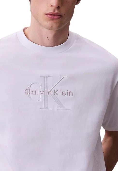 Maicë Calvin Klein Jeans për meshkuj, e bardhë