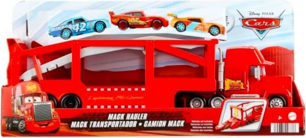 Kamion transportues lodër Mattel Cars Mater HDN03, 33 cm, i kuq