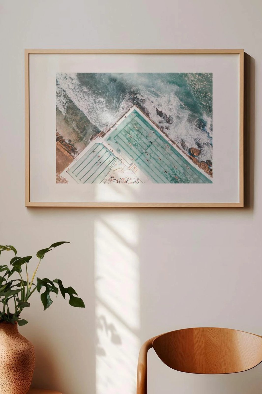 Pikturë dekorative me kornizë, shumëngjyrëshe, Wallity, Lmnmdl46, 33x48cm