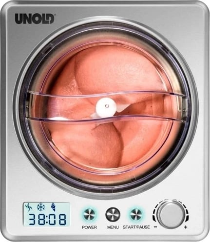 Aparat për akullore Unold 48870, 2 litra, argjendtë