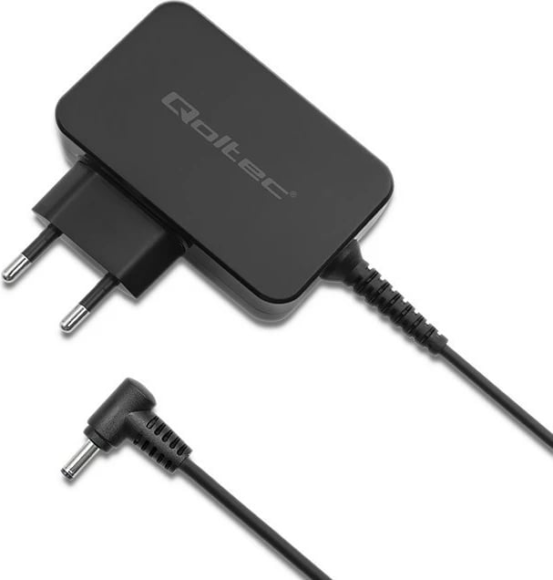 Adapter rryme Qoltec 52392 për Lenovo IdeaPad 100S-11IBY/IdeaTab MIIX 300-10IBY, 20W, 5V, 4A, 3.5x1.35 mm, zi