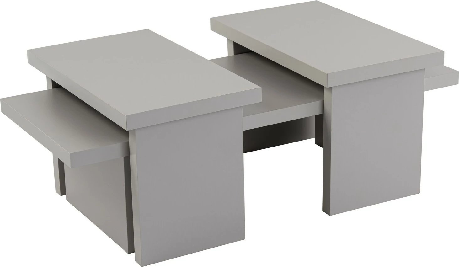 Set tavolinash kafeje Nordure, Sanctuary, ngjyrë gri