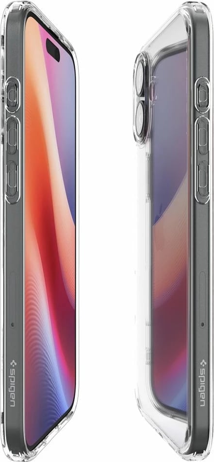 Mbështjellës Spigen Ultra Hybrid për iPhone 16 Plus, Transparent