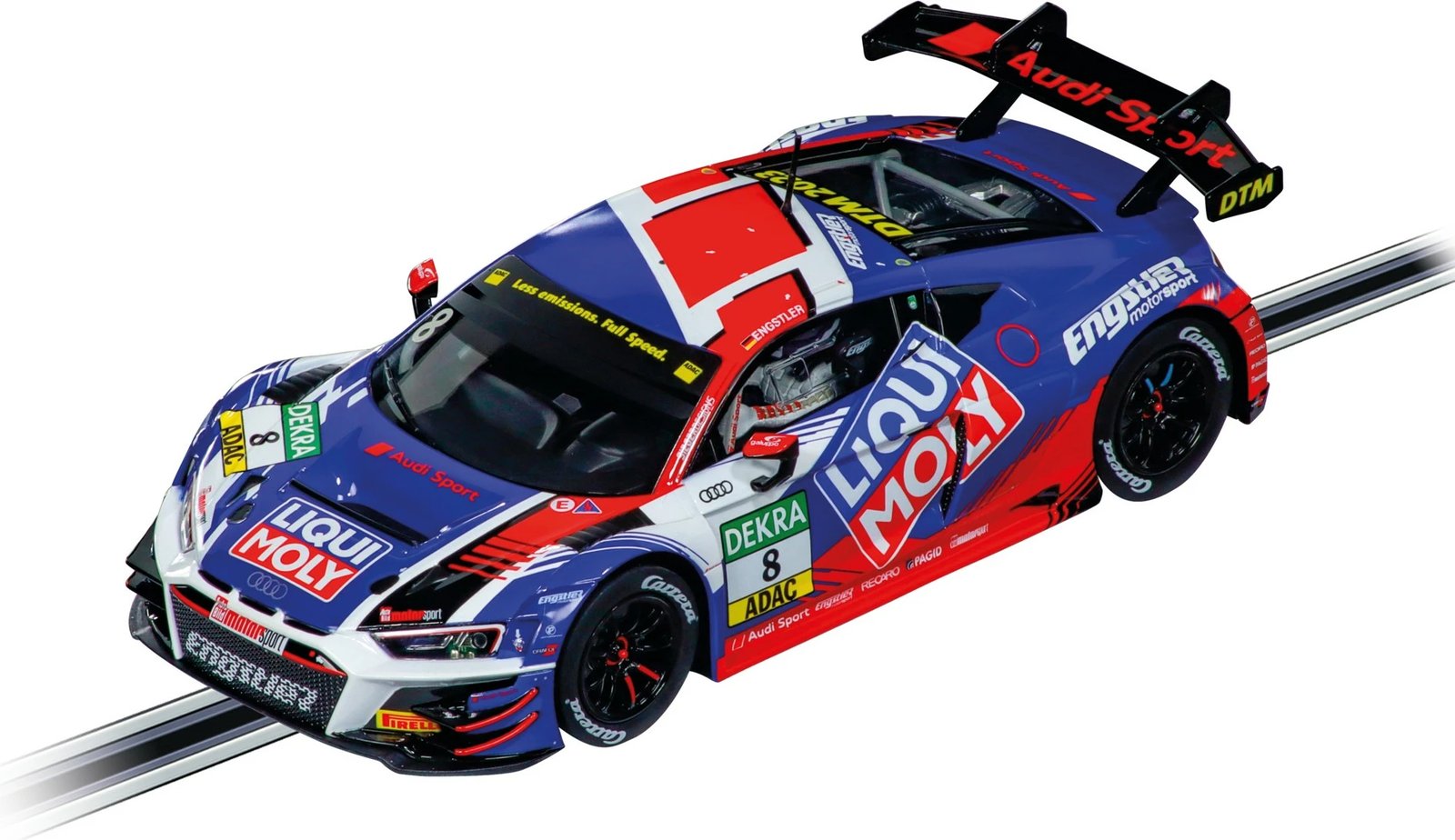 Makine lodër Carrera Audi R8 LMS GT3 evo II Digital 124, Engstler Motorsport Nr.8, shumëngjyrëshe