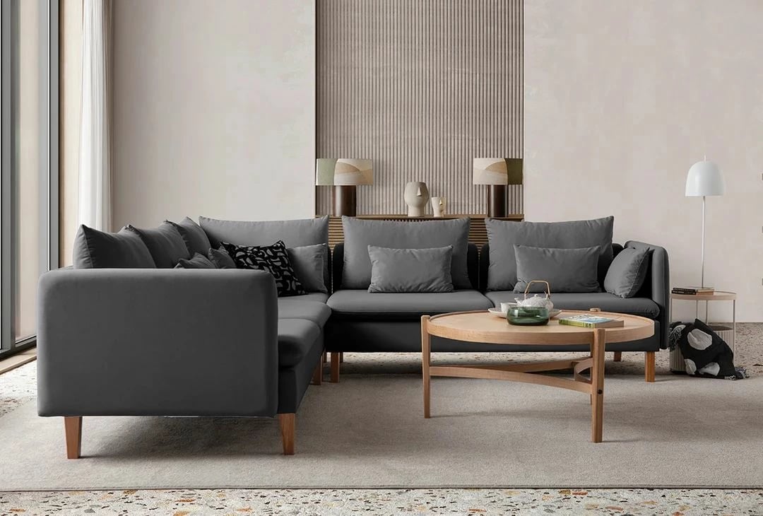 Këndare Flexy L, ngjyrë antracit, Atelier del Sofa