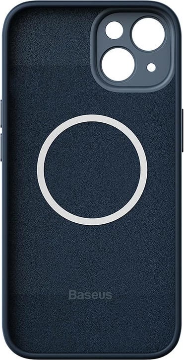 Mbështjellës magnetik Baseus Liquid Silica me xham të temperuar për iPhone 14 Plus, kaltër Mbështjellës magnetik Baseus Liquid Silica me xham të temperuar për iPhone 14 Plus, kaltër