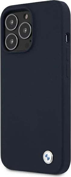 Mbështjellës BMW Silicone Signature për iPhone 13 Pro Max 6.7", Blu e errët