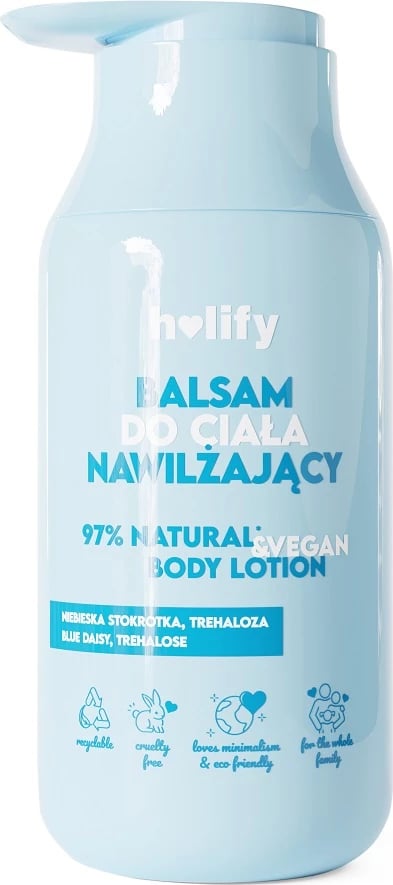 Balsam trupi Holify Moisturizing për femra, 300ml