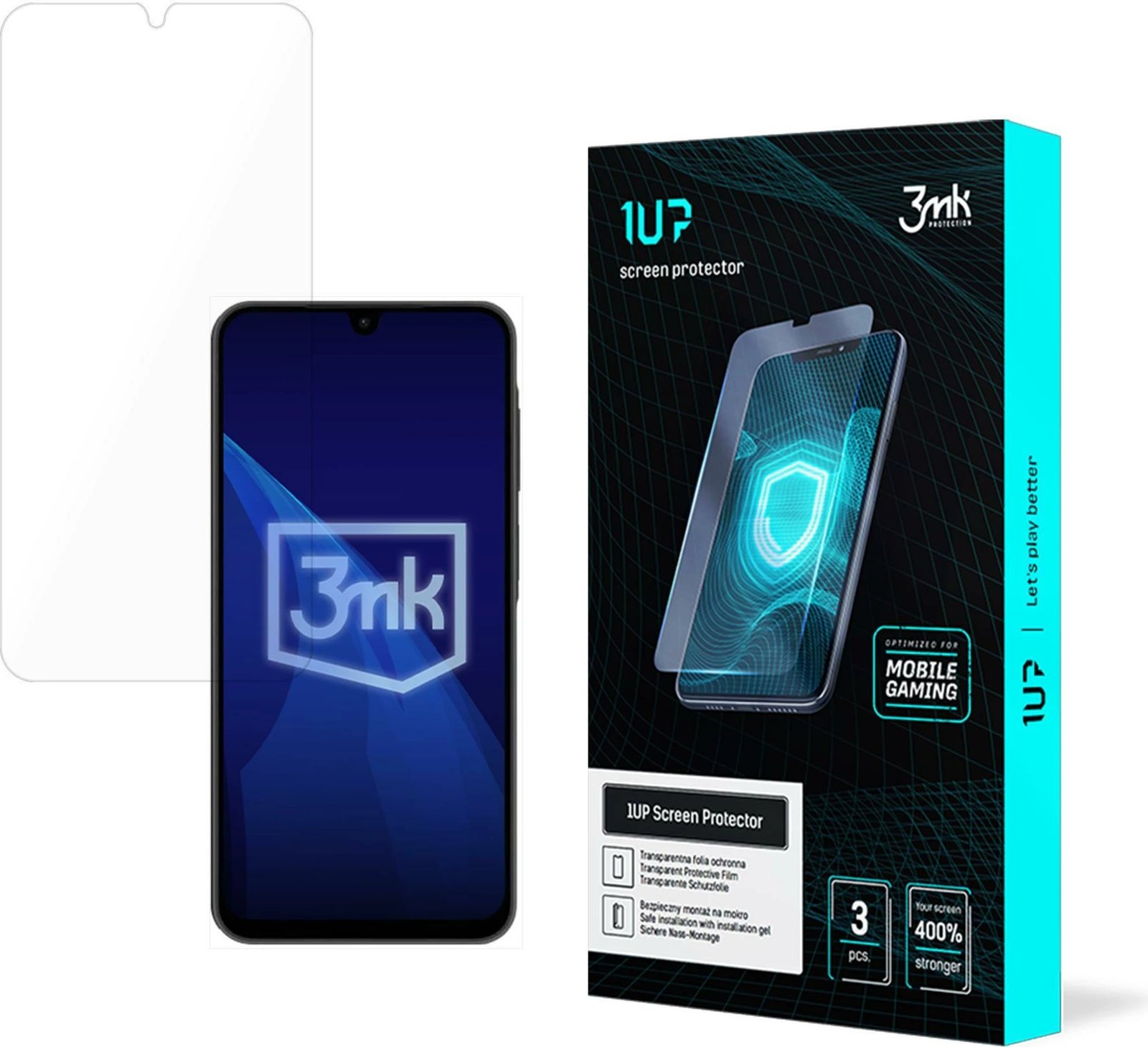 Mbrojtës ekrani 3mk 1UP për Samsung Galaxy A26 5G, për gaming