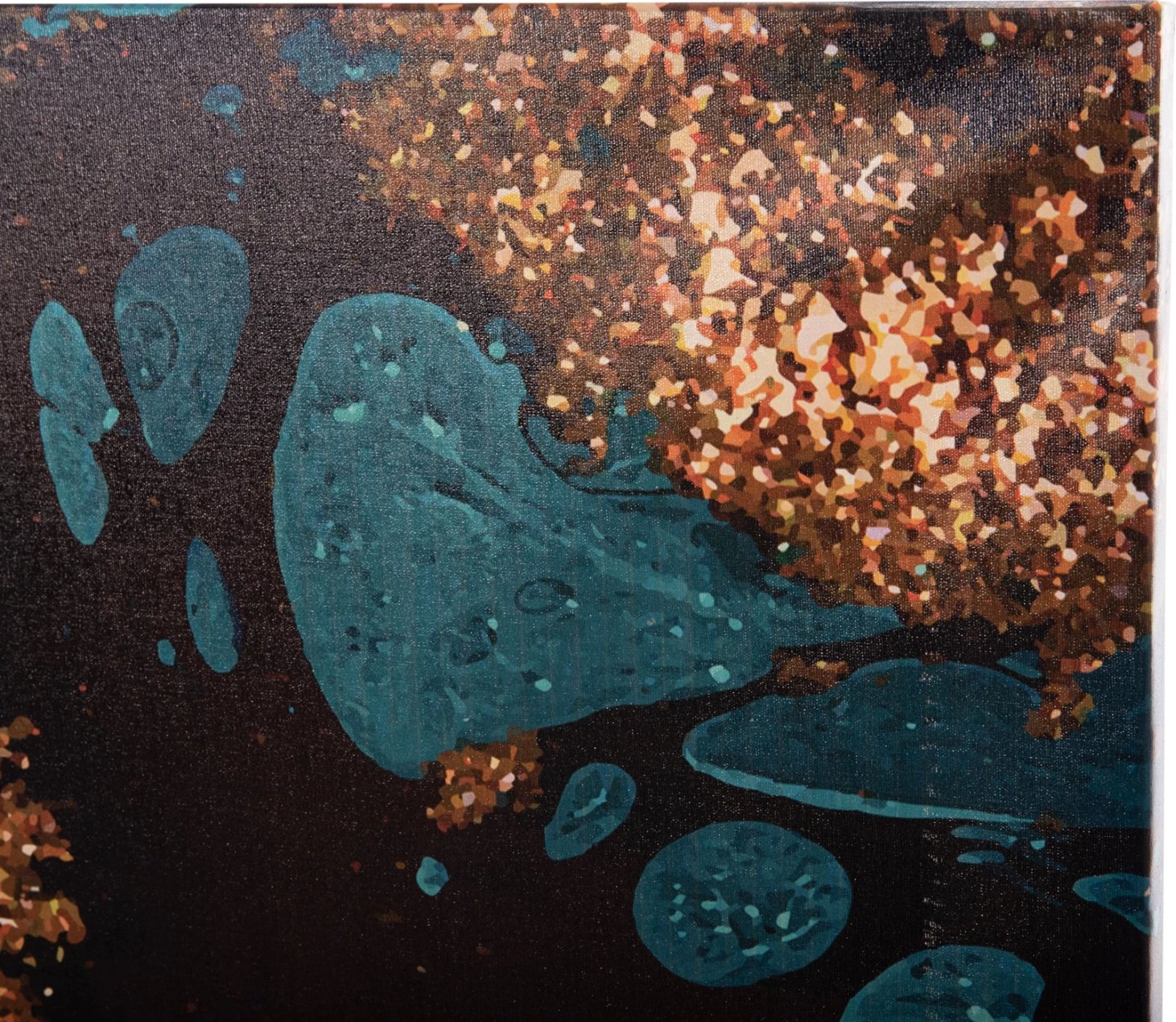 Pikturë muri GOBI, kanavacë e printuar, 98x2.5x68cm