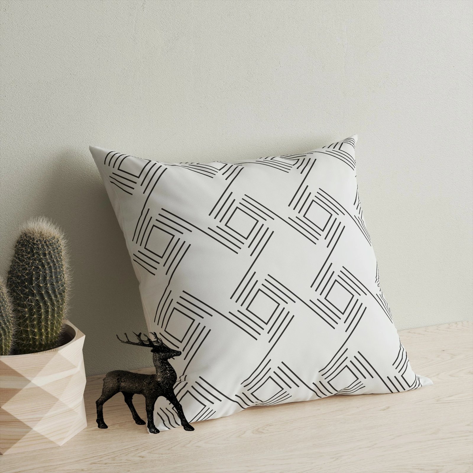 Jastëk dekorativ Evila Originals, A11995, shumëngjyrësh, 43x43cm