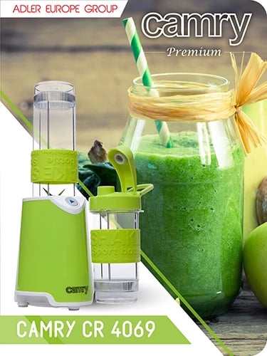 Blender personal, Adler CR 4069, 500W 20000rpm, 2 shishe 570ml/400ml Tritan BPA-free, thika inoksi, jeshile, set me 2 shishe Blender personal, Adler CR 4069, 500W 20000rpm, 2 shishe 570ml/400ml Tritan BPA-free, thika inoksi, jeshile, set me 2 shishe