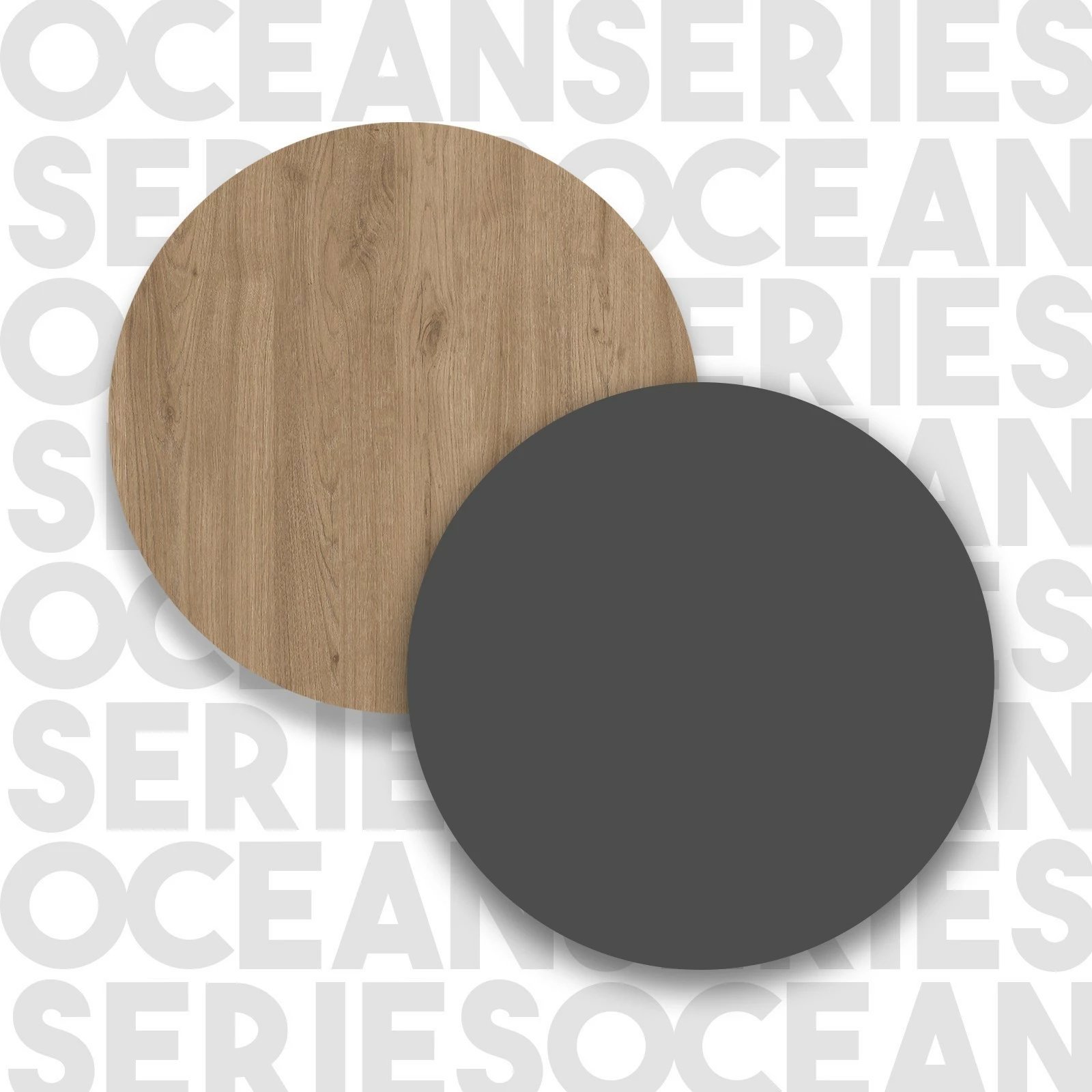 Bufe Hanah Home, On12-S, ngjyrë arre, me pasqyrë