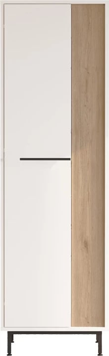 Raft këpucësh Scarpiera 9-vendëshe, hije natyrale-bardhë, 57.2x35.5x185.65cm