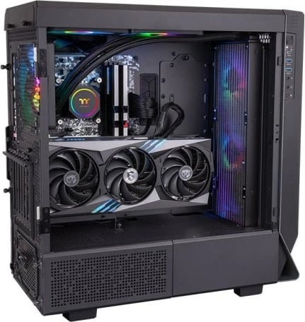 Kasë ftohëse me ujë Thermaltake TH420 ARGB, 3x140mm, bllok bakri