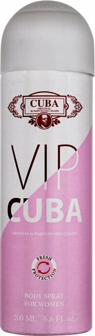 Deodorant për femra Cuba VIP, 200ml
