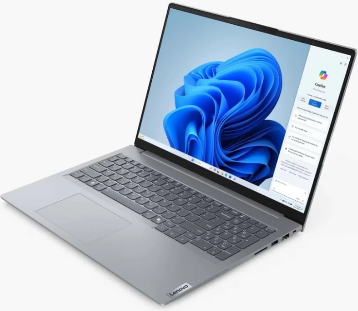 Laptop Lenovo ThinkBook 16 G7 ARP, AMD Ryzen 5 7535HS, 16 GB RAM, 512 GB SSD, AMD Radeon 660M, 16.0", Gri