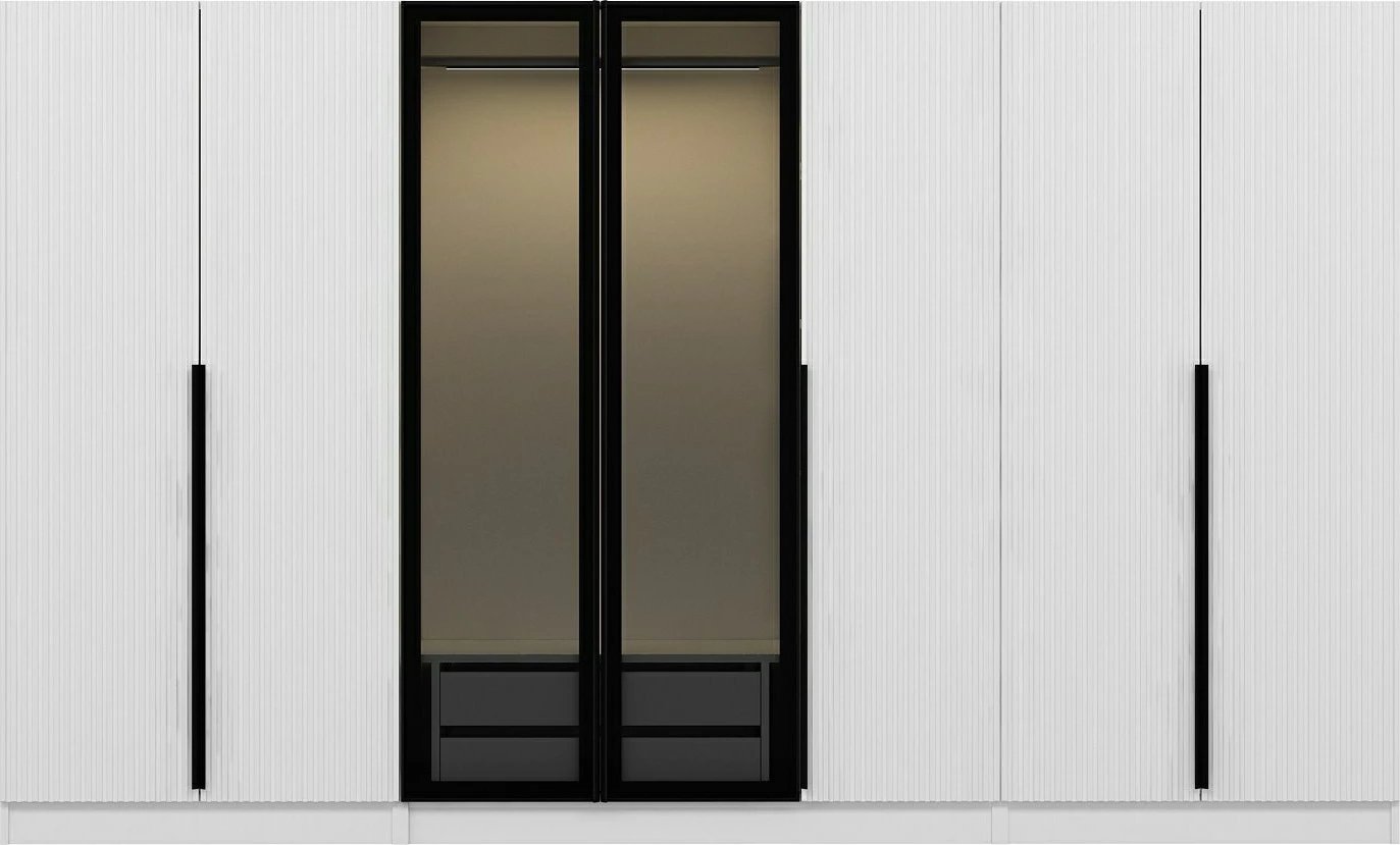 Dollap Skye Decor, ngjyrë fume, Kale Plus - 7814