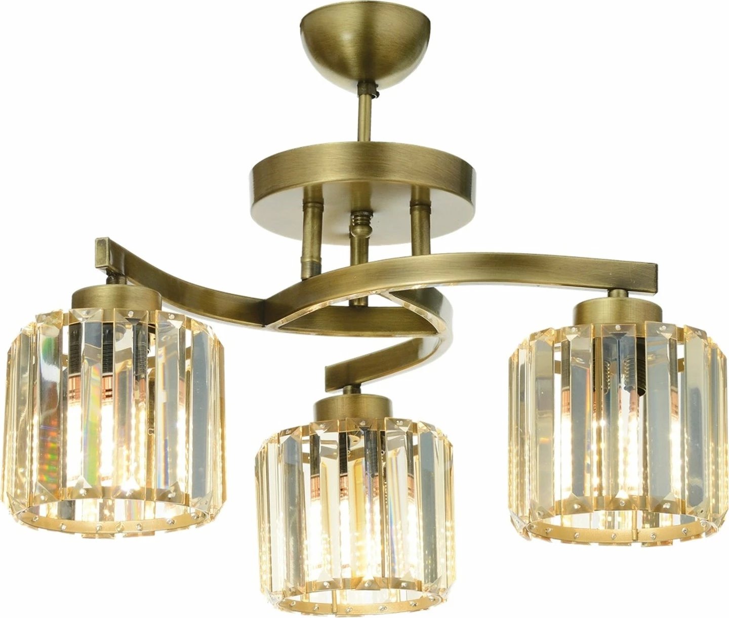 Llambë tavani vintage Opviq, AV-65229-3E, 3 drita