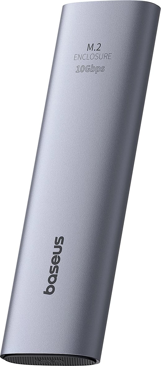 Kasë Baseus FlyJoy për SSD M.2 NVMe, 10Gb/s, Gri