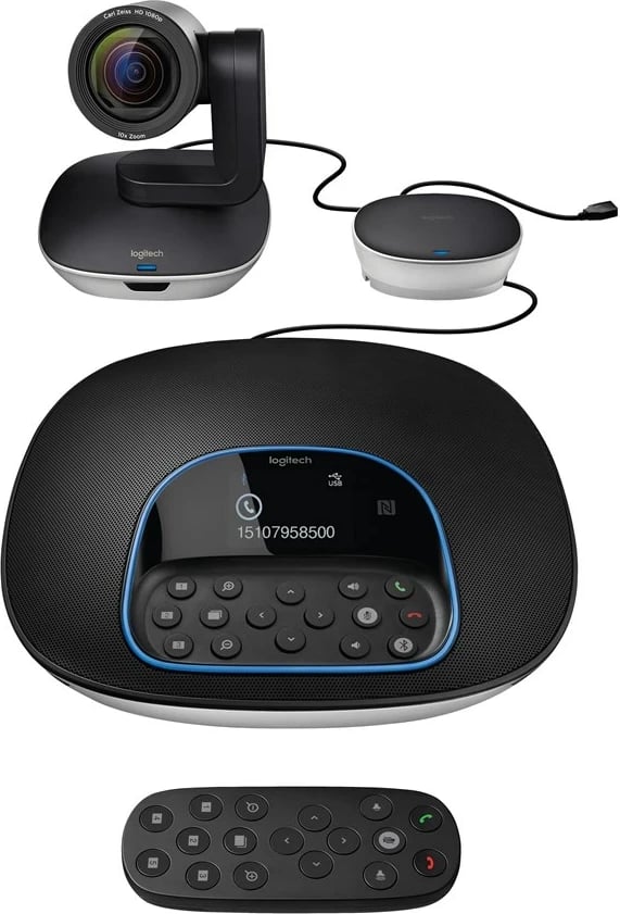 Sistem konferencash Logitech GROUP, Full HD, i zi