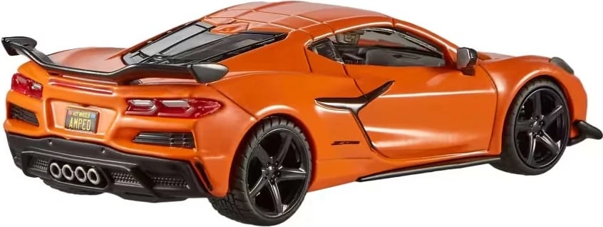 Makine lodër Hot Wheels Premium Vehicle, Corvette Z06, 1:43, portokalli