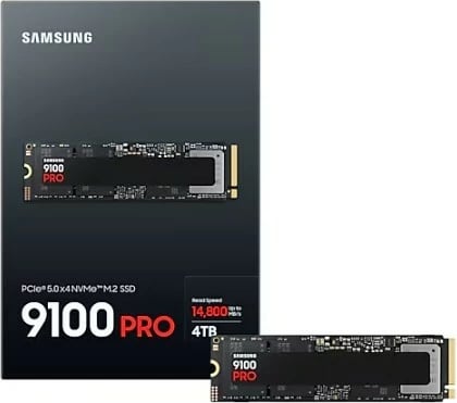 SSD Samsung 9100 PRO, 4TB, M.2 2280, PCIe 5.0, Zi