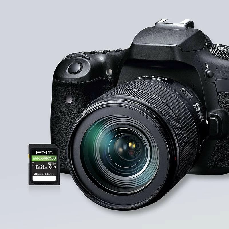 SD kartelë PNY EliteX-PRO60 128GB, Class 10, UHS-II, e zezë
