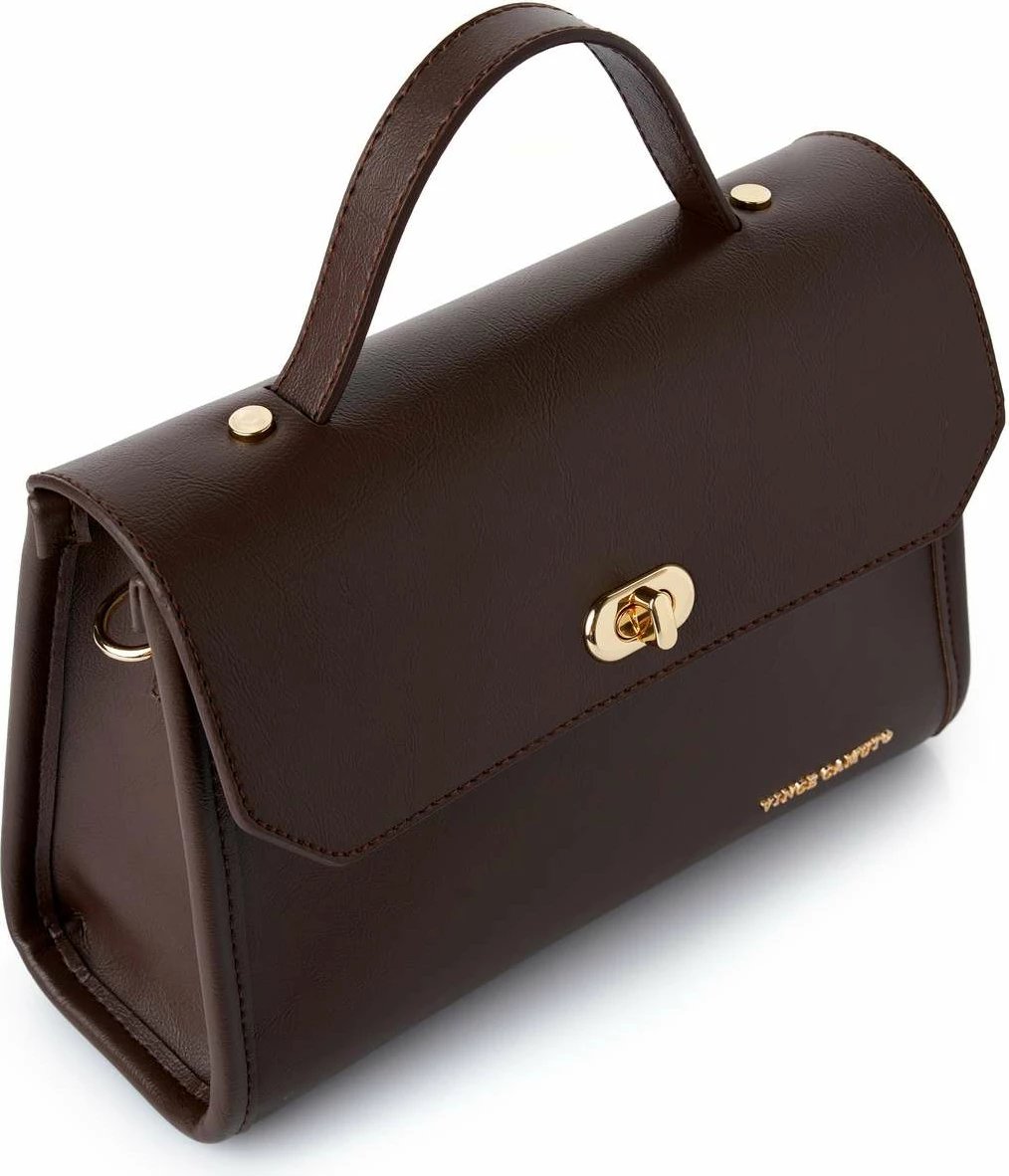 Çantë dore, ngjyrë çokollate, Vince Camuto, Gela