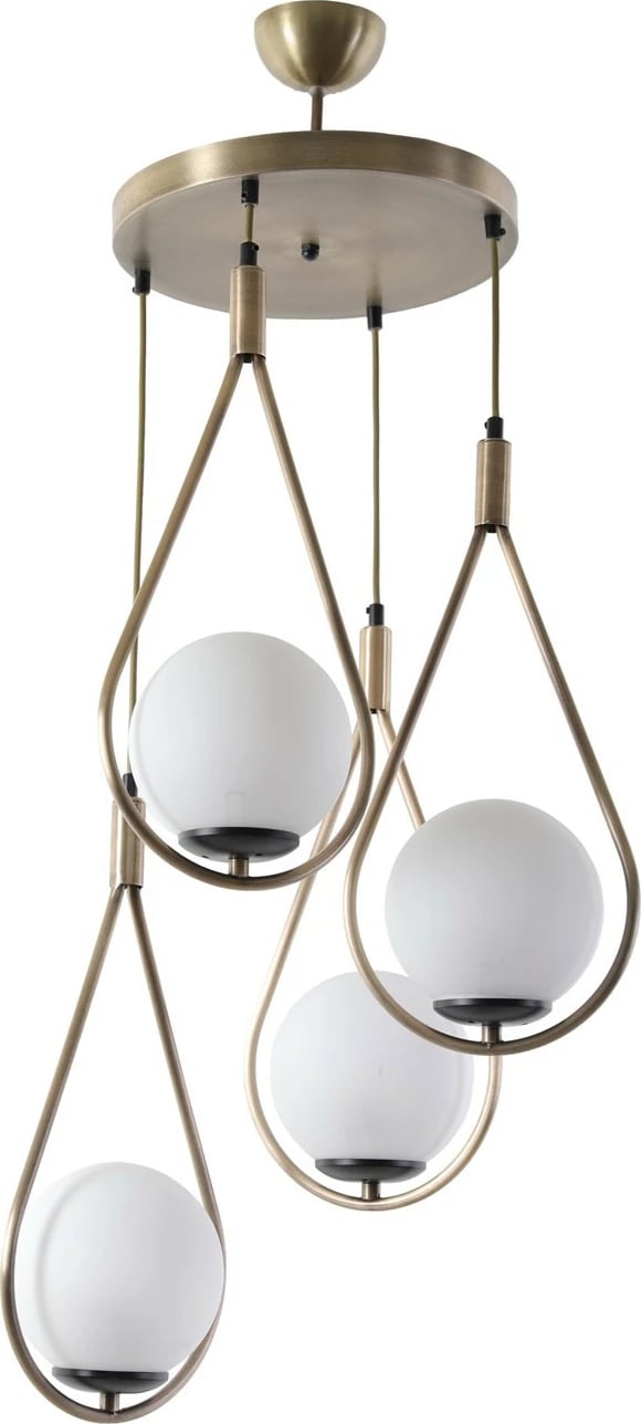 Llambë tavani Opviq, e bardhë dhe bakri, 8494-4