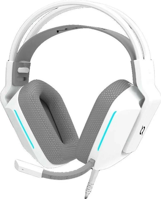 Kufje gaming Aqirys Alya 7.1 VS, me mikrofon, të bardha