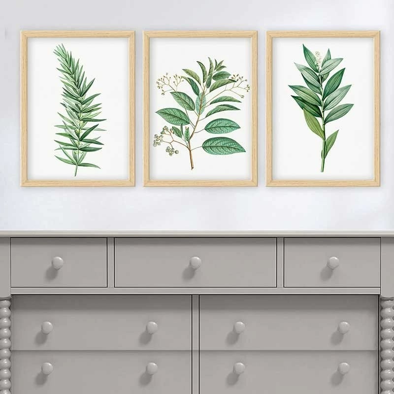 Pikturë dekorative me kornizë (3 copë), Wallity, 3NTC_501923_5575