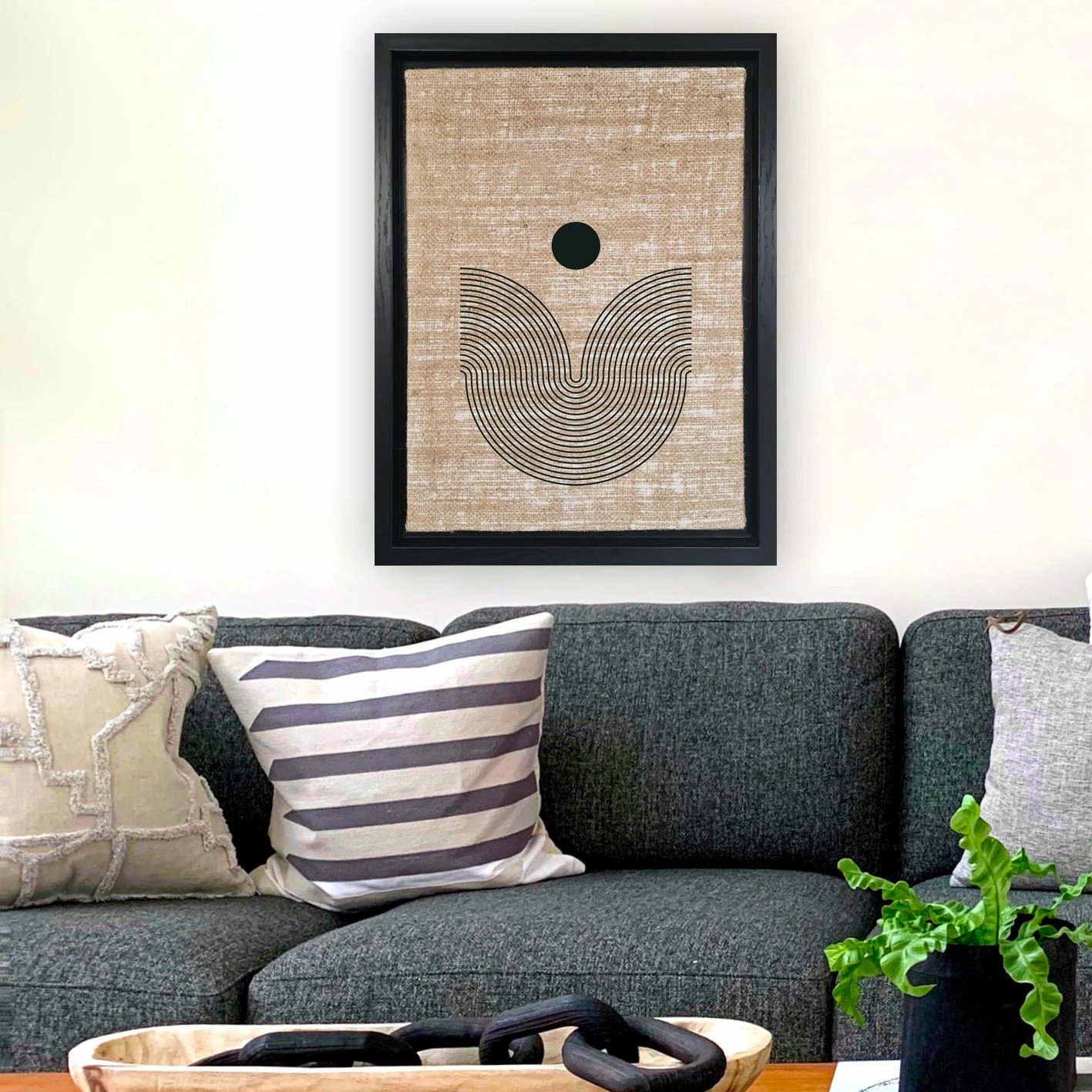 Pikturë dekorative në kanavacë, shumëngjyrëshe, Wallity LSJ318962747503 - 36x46cm