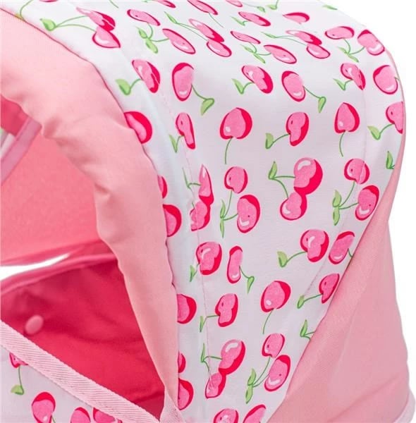 Karrucë lodrash 2‑në‑1, Baby Mix, Sophie, e konvertueshme në karrocë, me shportë lodrash, rrota të buta, 63.5x37x63.5 cm, rozë