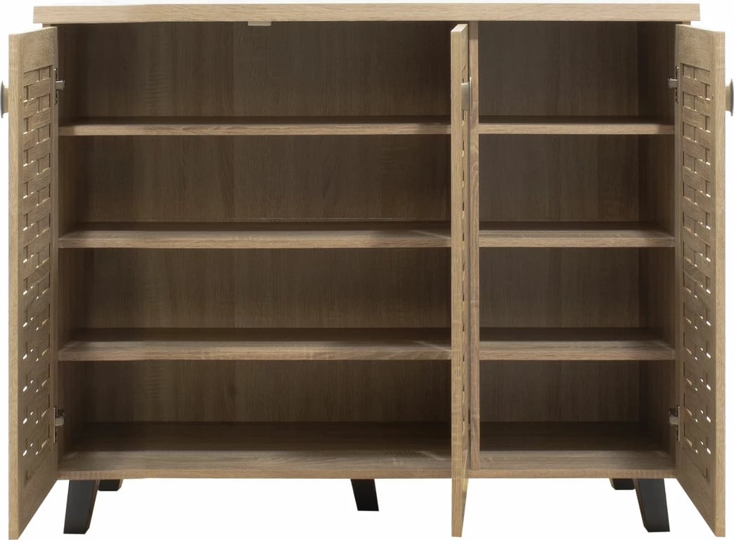 Dollap këpucësh MANTAM 16 palë sonoma 115.5x40x92cm