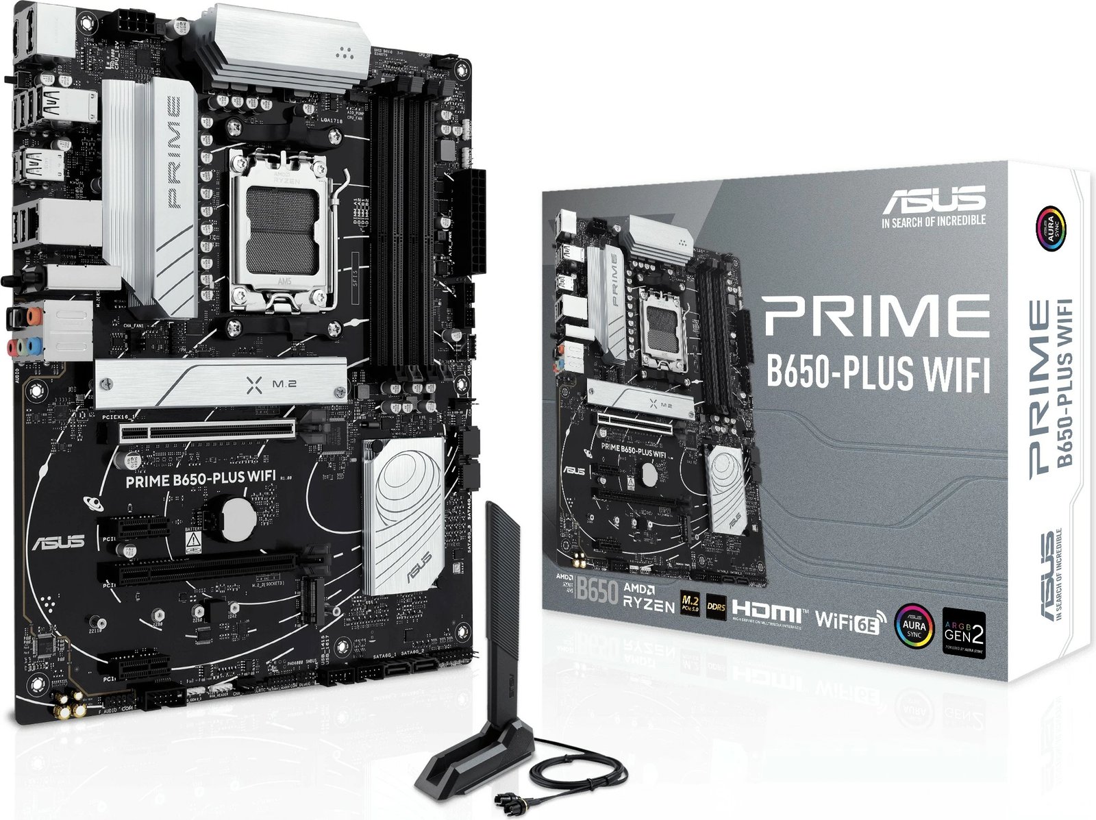 Pllakë amë ASUS PRIME B650-PLUS WIFI, Socket AM5, DDR5, 192 GB