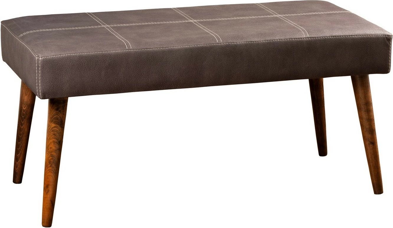Pouf Atelier del Sofa, ngjyrë antracit, 92x44x46 cm