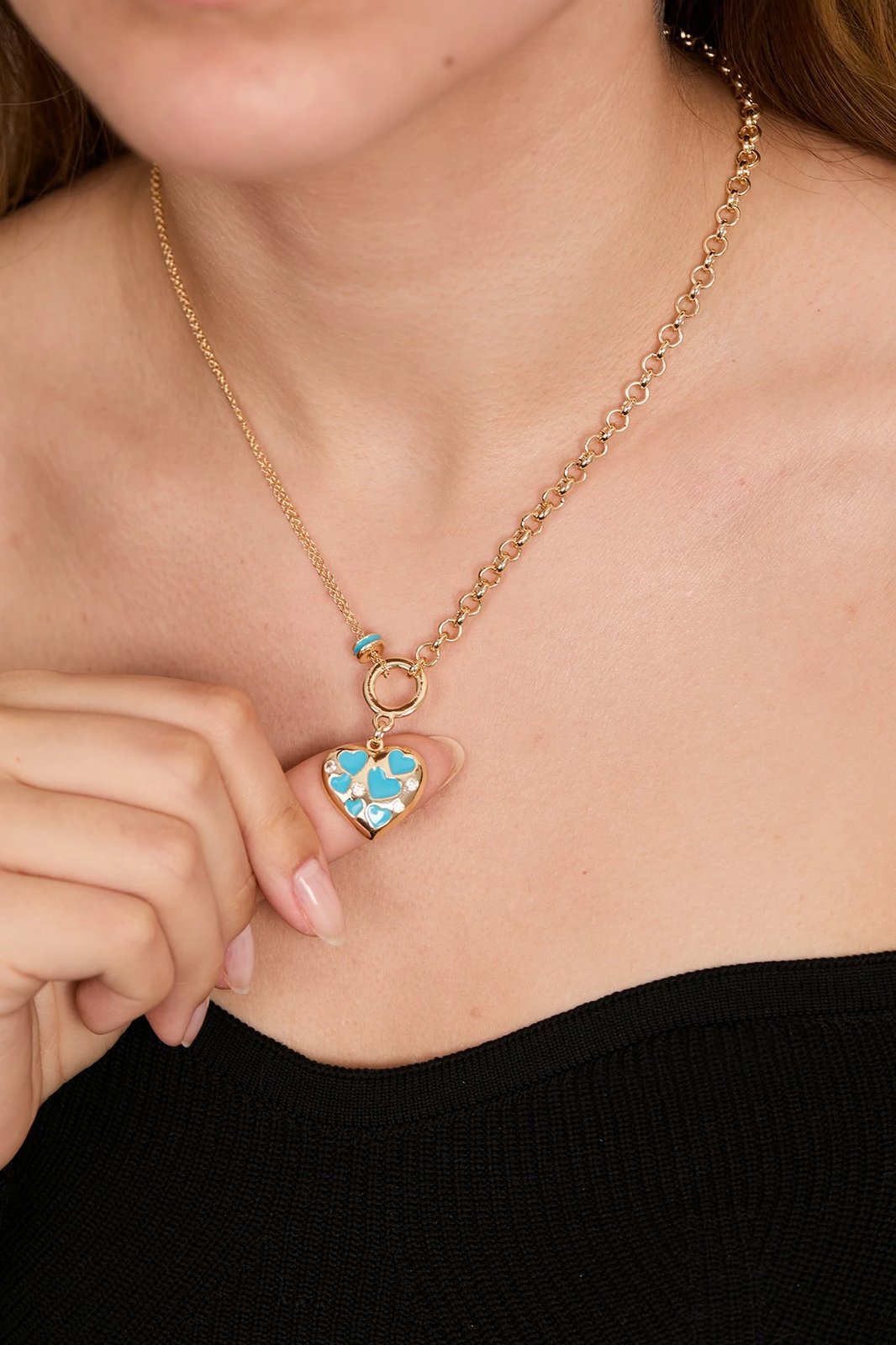 Varëse metalike, ngjyrë ari, Elika, CK9947