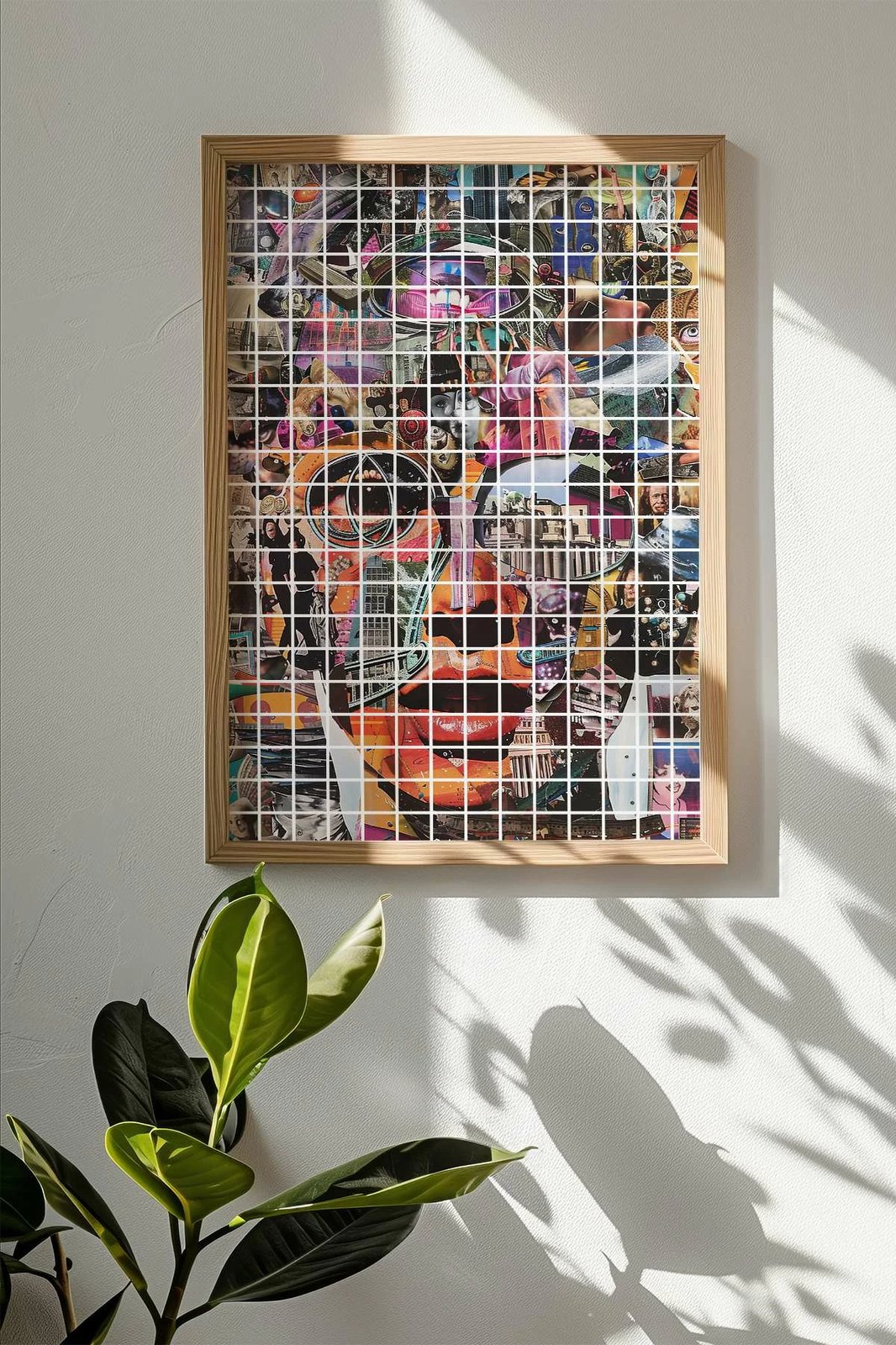 Pikturë dekorative me kornizë, Wallity Popkare18, shumëngjyrëshe, 33x48cm