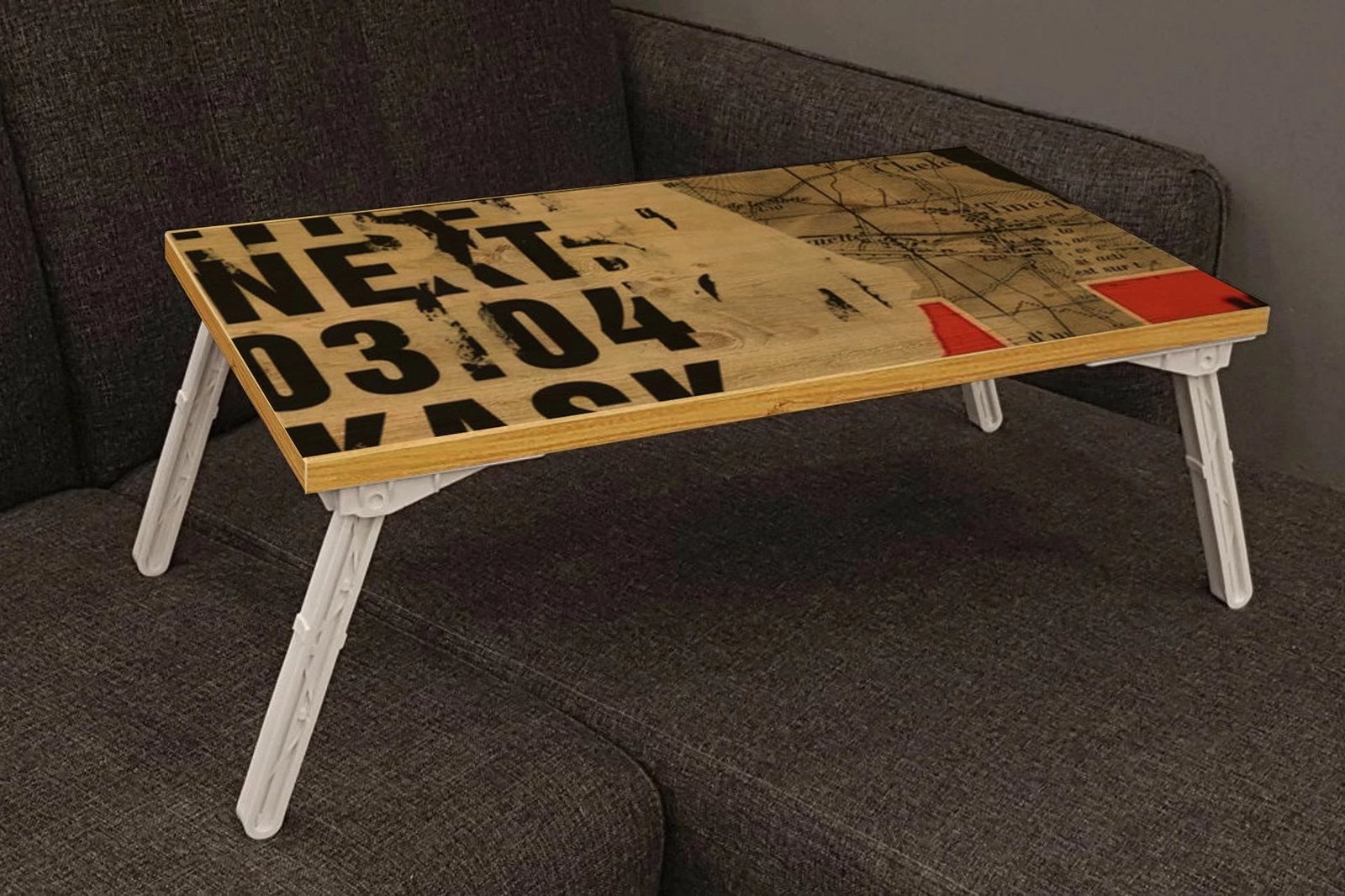 Tavolinë laptopi qëndruese, Hanah Home Gusto 766, ngjyrë Atlantic