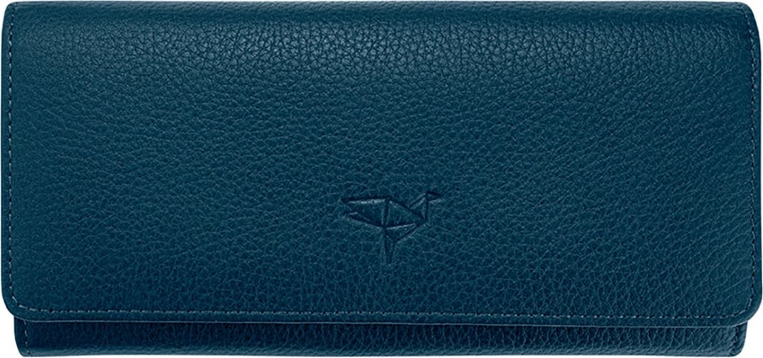 Portofol për gra, Zoozie Bags, Angel, ngjyrë blu petrol