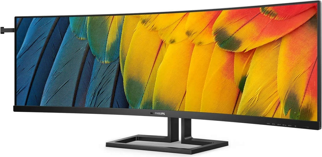 Monitor Philips 6000 series 45B1U6900C/00, 44.5 inç, UltraWide Dual Quad HD, LED, 5120x1440, e zezë