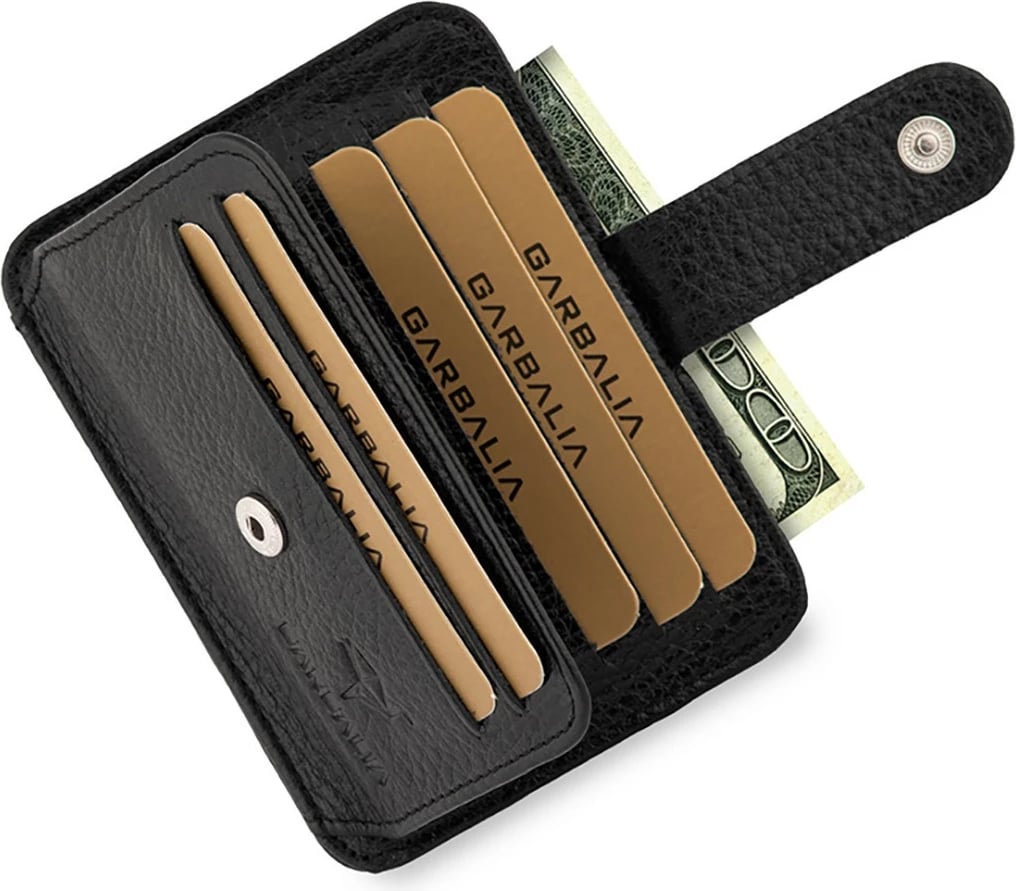 Portofol uniseks Zoozie Bags Shelby, ngjyrë e zezë